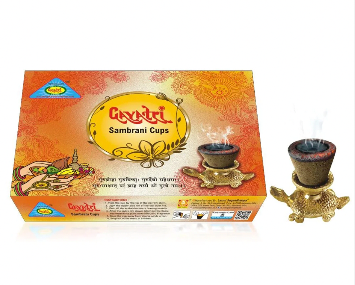 Gayathri Sambrani Cup 12 Nos (காயத்திரி சாம்பிராணி கோப்பை)