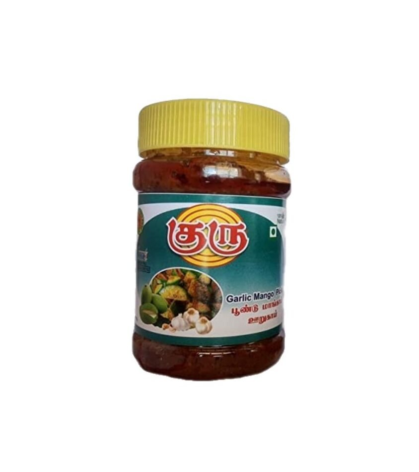 Garlic Mango Pickle (பூண்டு மாங்காய் ஊறுகாய்)